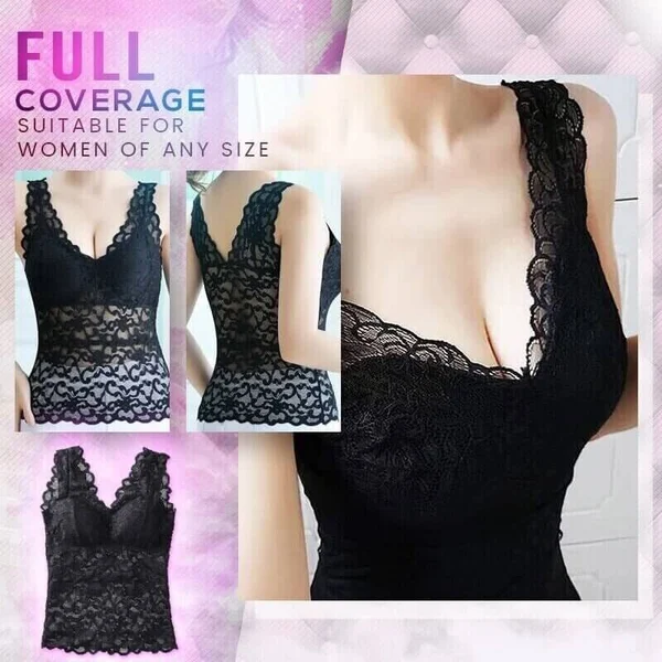 🎁New Year 2023 Sale🎁Long Lace Beauty Back Undershirt