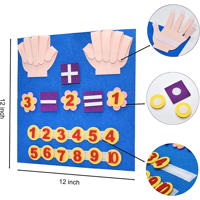 Felt Board Finger Numbers Counting Toy-Buy 2 Save $5!