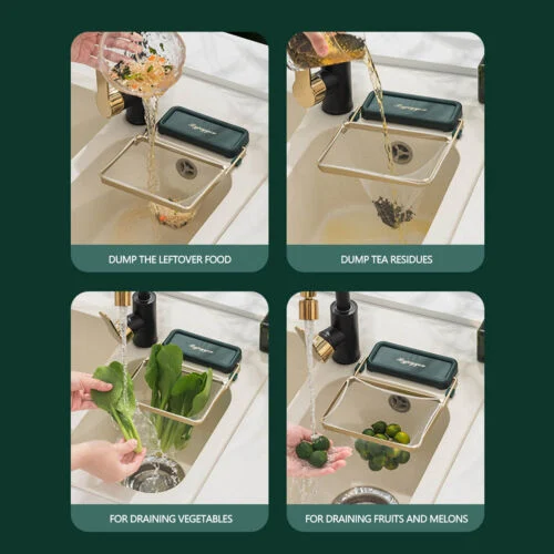 Kitchen Residue Filter Screen Holder(🔥Includes 100 nets)