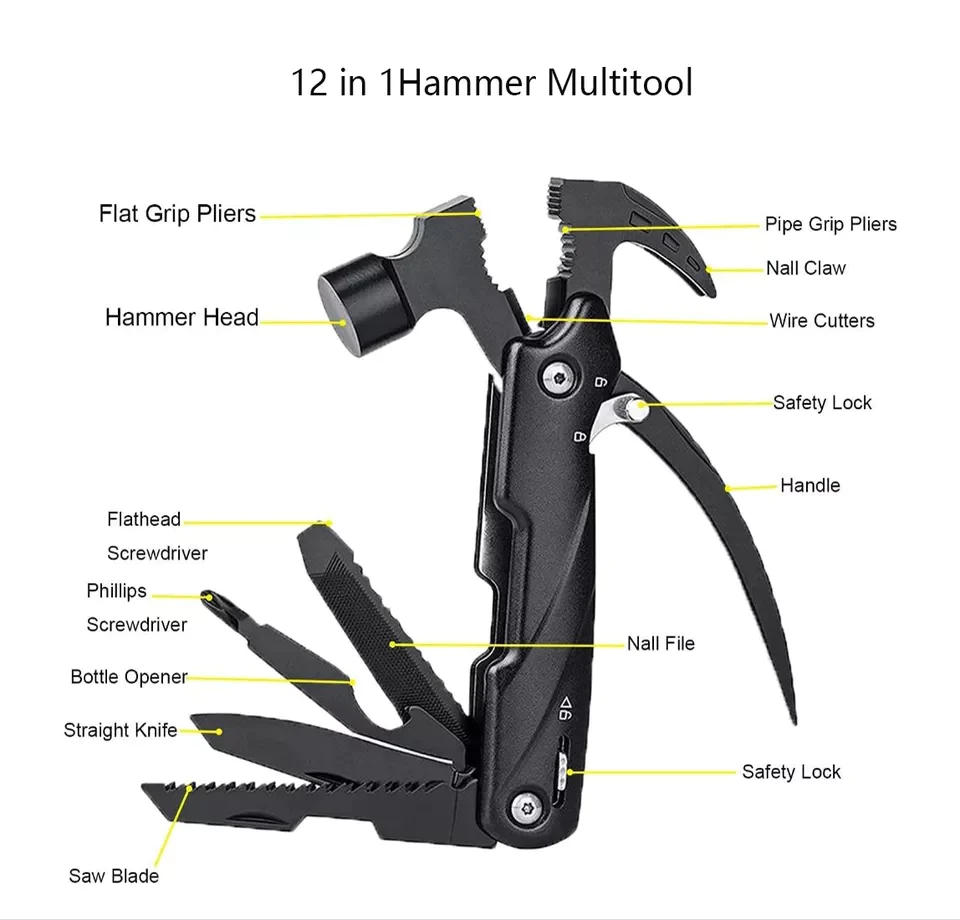 12-in-1 Multitool Hammer