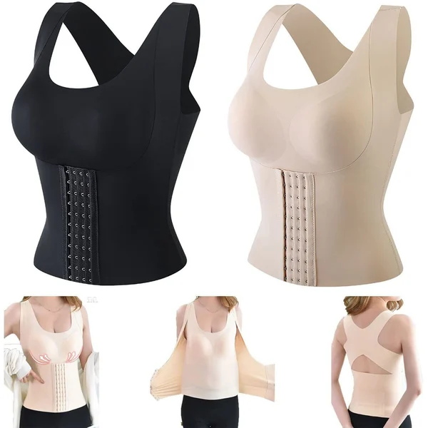 🔥Buy 2 Get 1 Free🔥3-in-1 Waist Buttoned Bra Shapewear