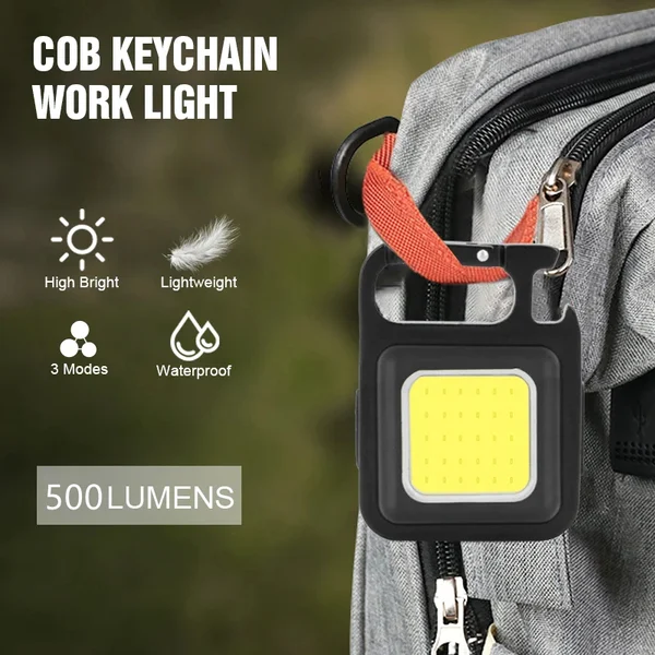 (🎁Hot Sale- SAVE 50% OFF)Cob Keychain Work Light