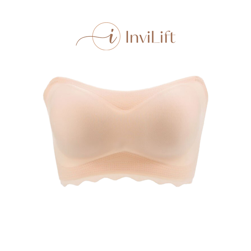 Plus size Sexy Strapless Invisible Push Up Bra