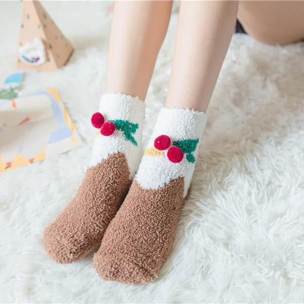 🎁Christmas Style Thickened Warm Socks Wiht Gift Wrapping