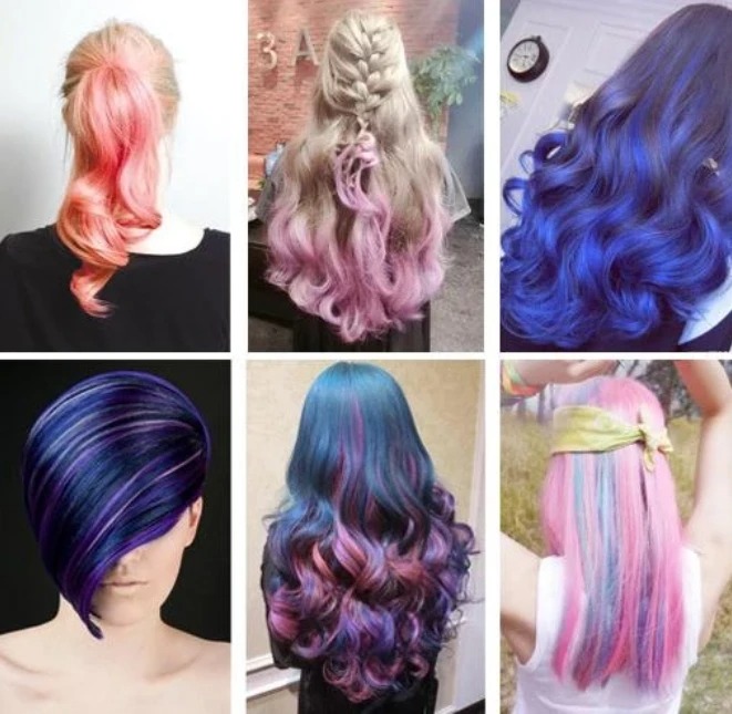 【Halloween Sale】Fast Hair Coloring Set,For All Colors of Hair (6 Colors)