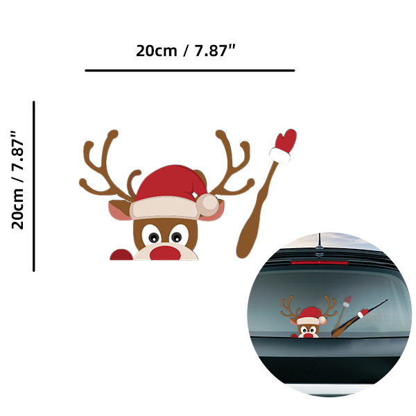 Deer Car Wiper Sticker