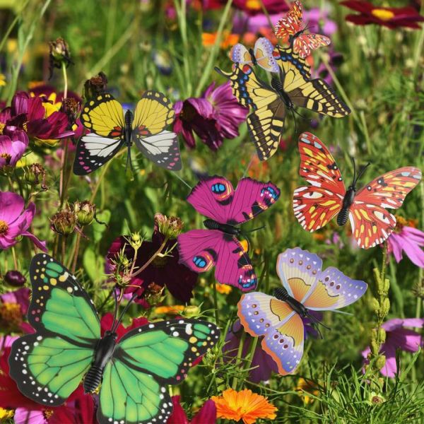💖Arbor Day Hot Sale-50%Off🔥Butterfly Garden Stakes（50PCS ）