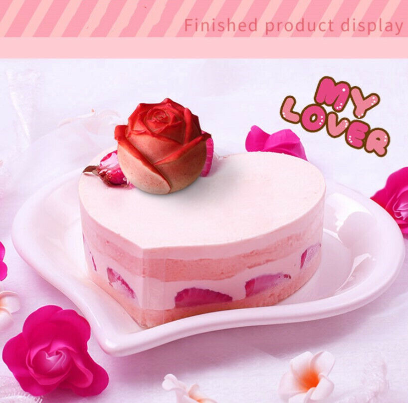 3D Silicone Rose Shape Ice Cube Mold