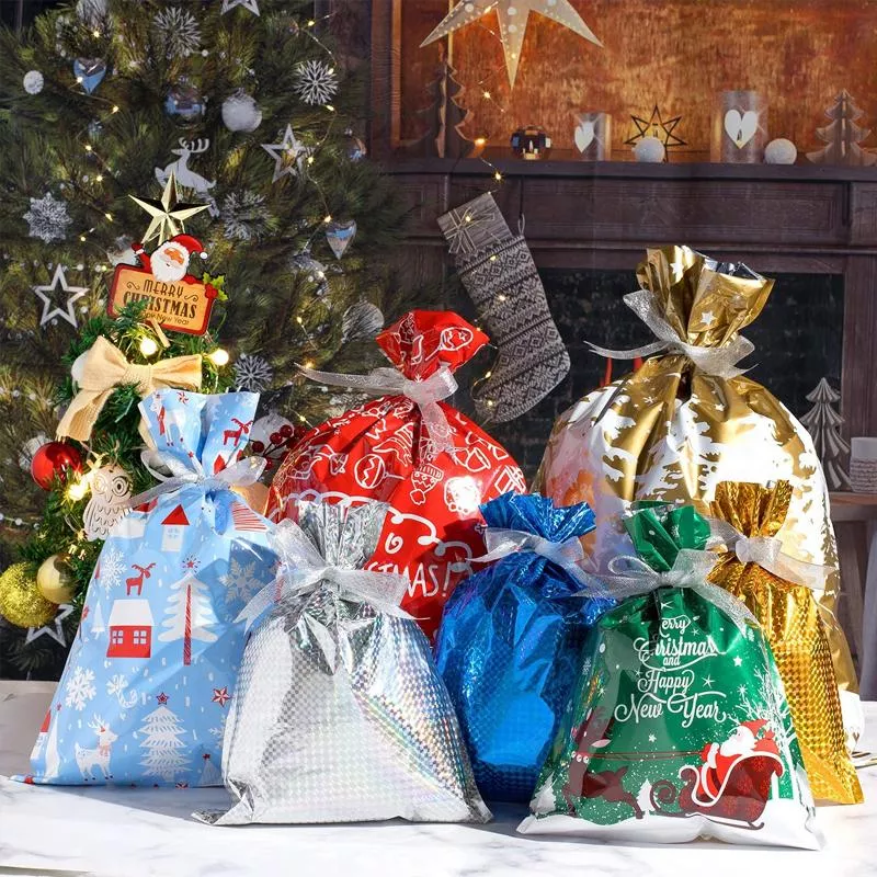 Drawstring Chrismas Gift Bags