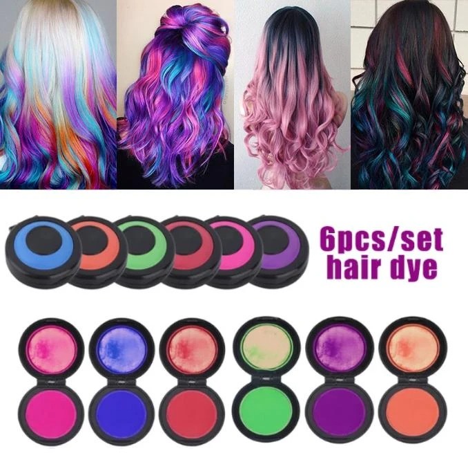 【Halloween Sale】Fast Hair Coloring Set,For All Colors of Hair (6 Colors)