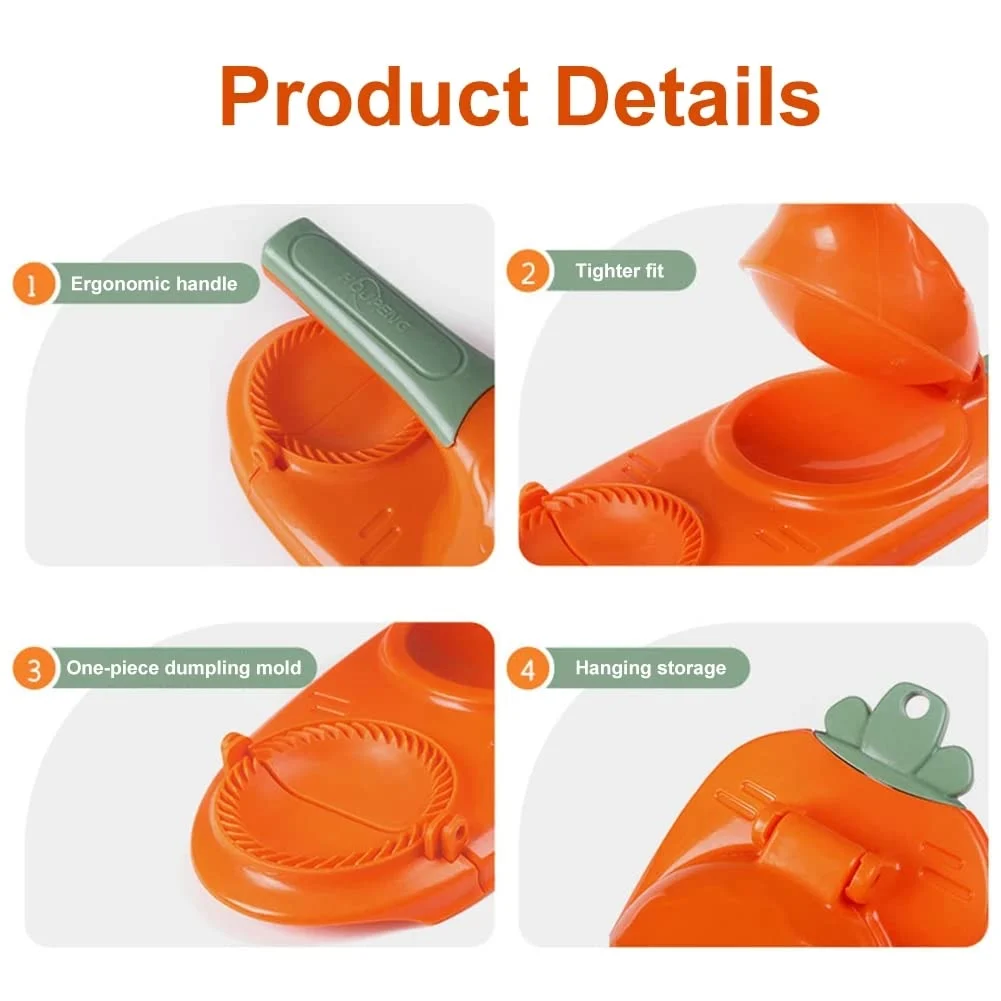🎉NEW YEAR SALE - 48% OFF TODAY🎉 New 2 In 1 Dumpling Maker For Kitchen🔥BUY2 FREE SHIPPING