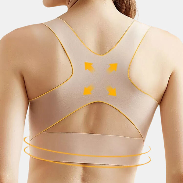 2-In-1 Seamless Front Buckle Support Bra