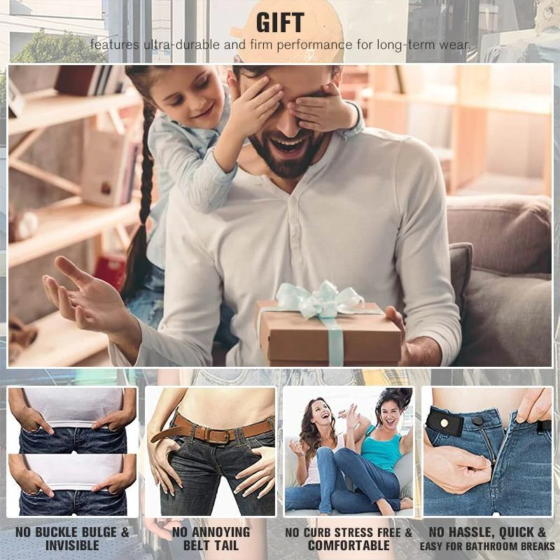 (50% OFF NOW) - Buckle-free Invisible Elastic Waist Belts