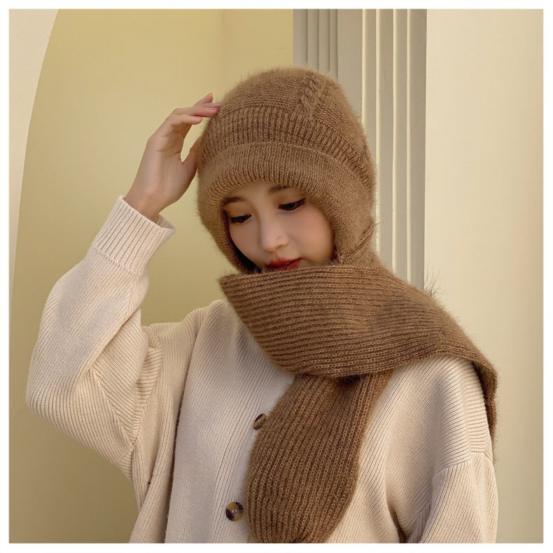 (🎄CHRISTMAS SALE NOW-49% OFF) 2 in 1 Mask Scarf Knitted Hat