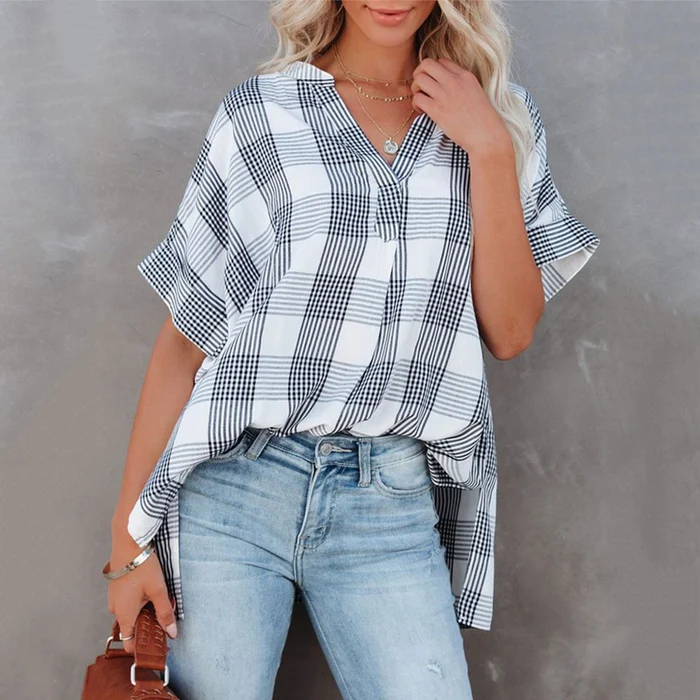 🎁Summer Hot Sale-49% 🔥 Summer V-neck breathable and comfortable women's shirt