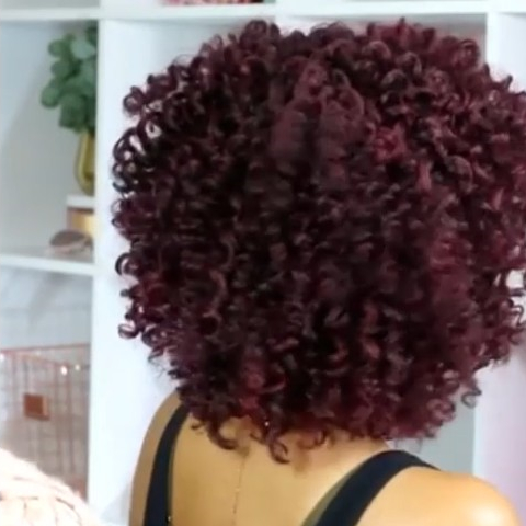 Special Sales | 2020 New Glueless Most Natural Red wine Afro Curly Wig