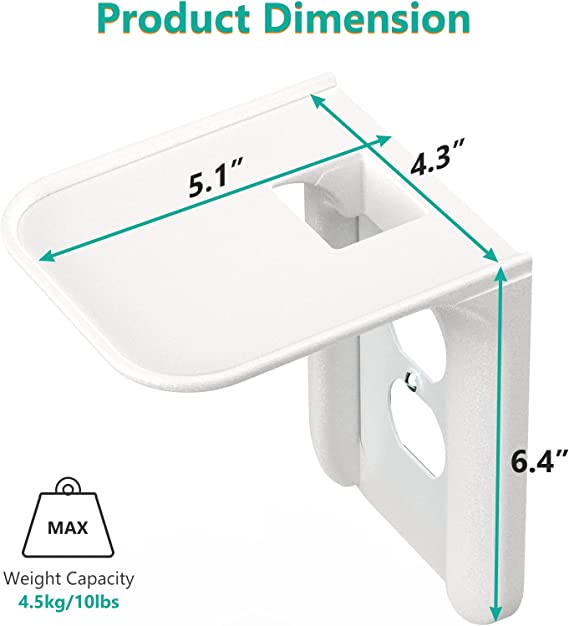 Wall Outlet Shelf Holds up to 10 lbs