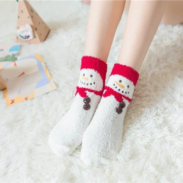 🎁Christmas Style Thickened Warm Socks Wiht Gift Wrapping