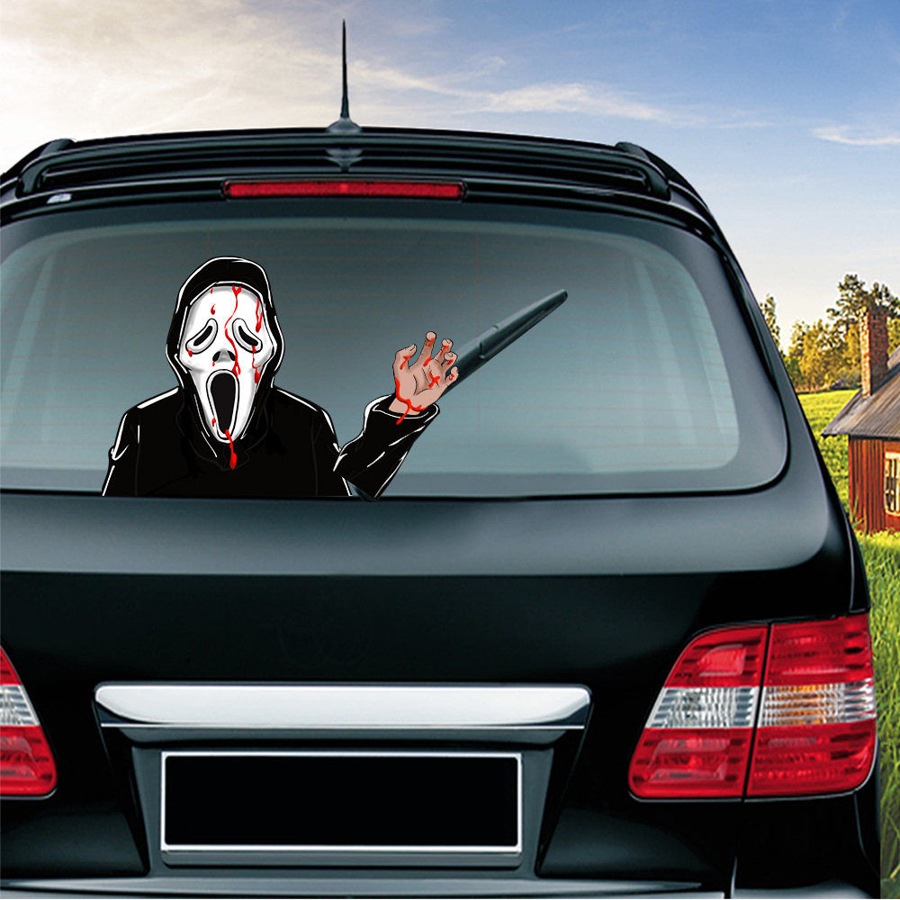Scream Killer Car Wiper Sticker