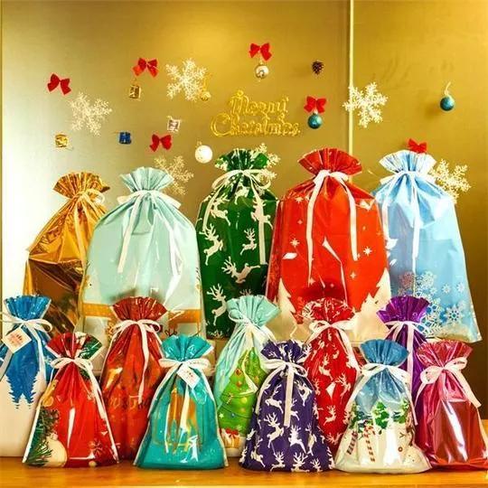 Drawstring Chrismas Gift Bags
