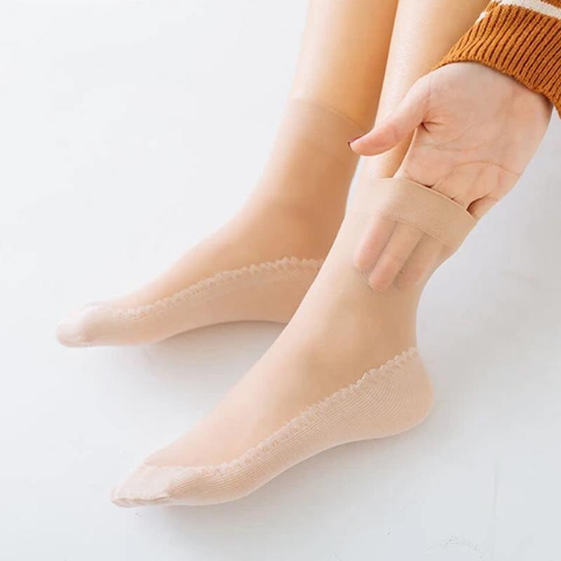 🔥Buy 1 Get 1 Free🔥Silky Anti-Slip Cotton Socks (5 pairs)