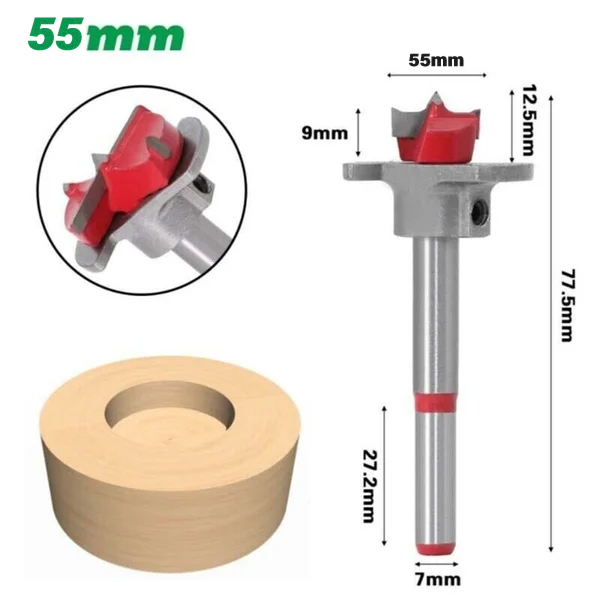 Positioning Woodworking Drill Bit