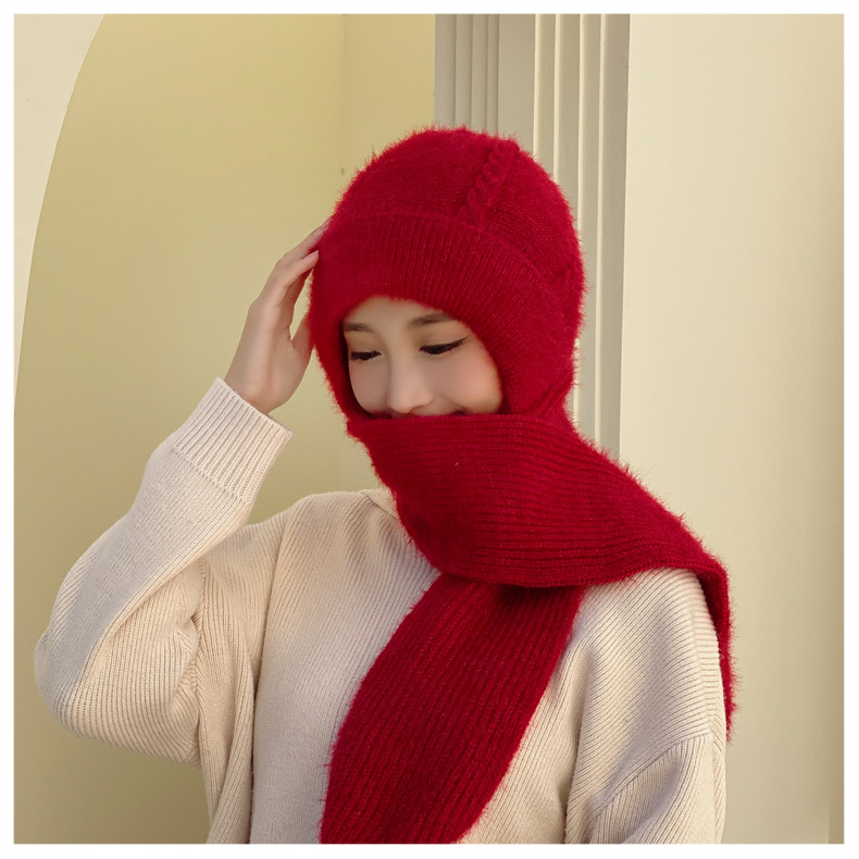 (🎄CHRISTMAS SALE NOW-49% OFF) 2 in 1 Mask Scarf Knitted Hat