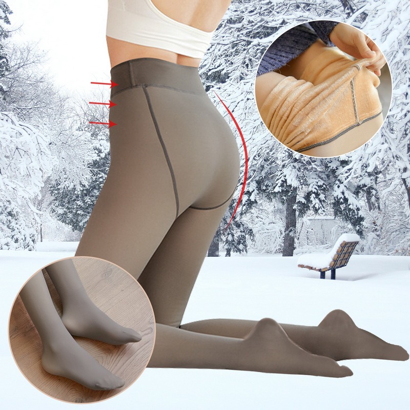 2022 Winter Hot Sales - New Flawless Legs Fake Translucent Warm Elasticity Pantyhose Legging
