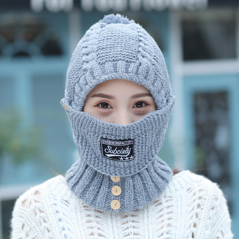 (🎄CHRISTMAS SALE NOW-49% OFF) 3 in 1 Mask Scarf Knitted Hat