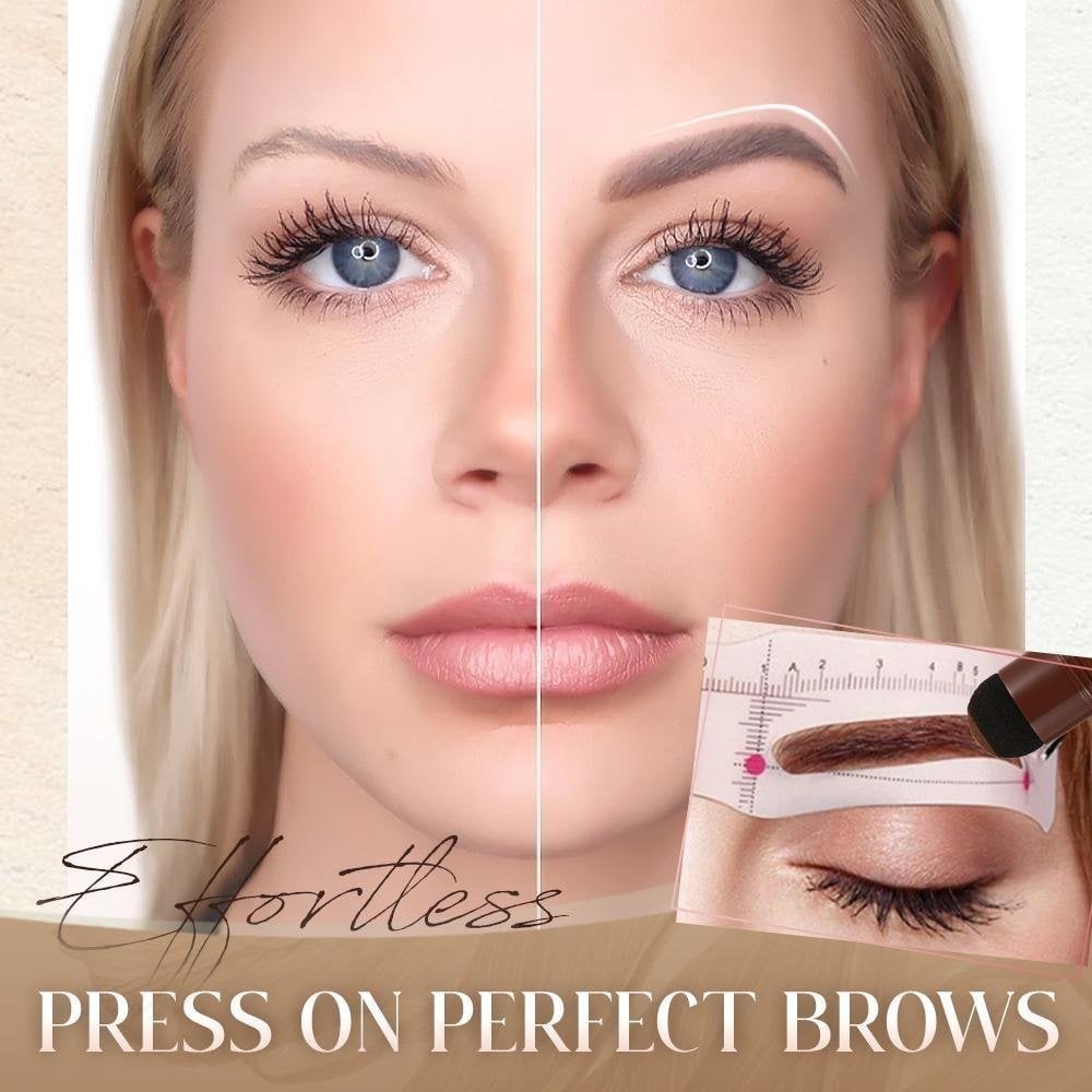 🔥 Last day 48% OFF🔥  Perfect Brows Stencil & Stamp Kit