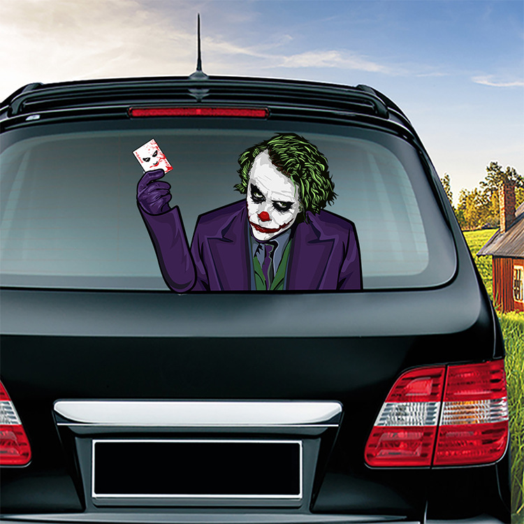 Joker Heath Ledger Car Wiper Sticker