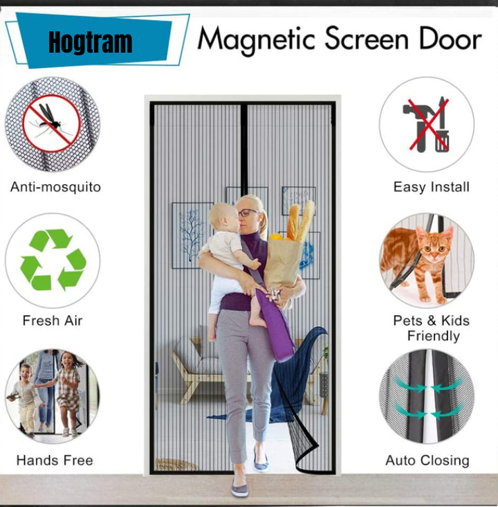 Hands Free Magnetic Screen Door