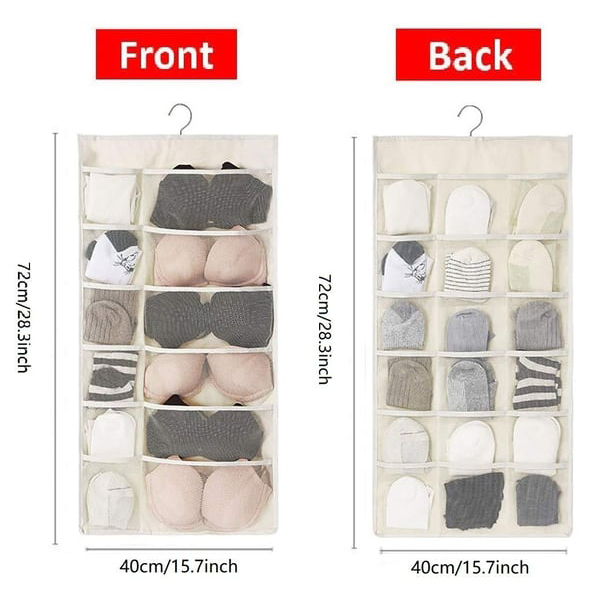 💖Buy 3 Get 3 Free!💖Dual Sided Wall Shelf Wardrobe Storage Bags