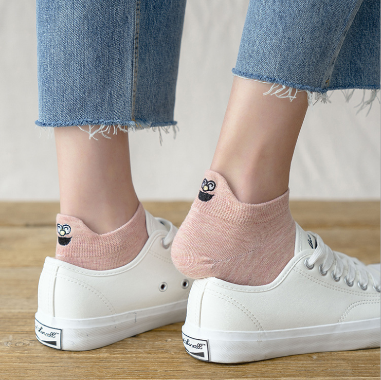 Super Soft Embroidered Cartoon Socks