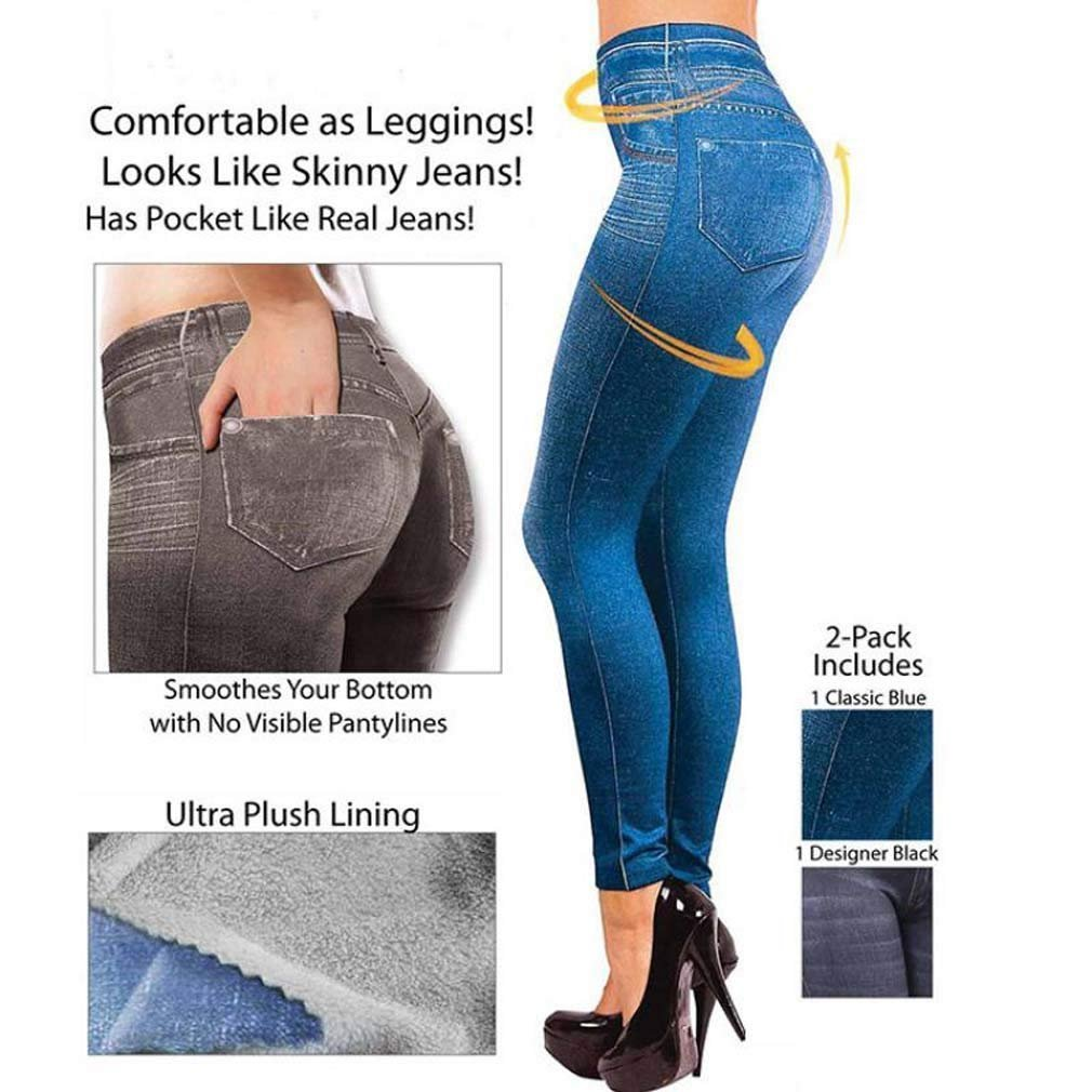 Winter Pre-sale🔥Thermal Fleece Denim Jeggings