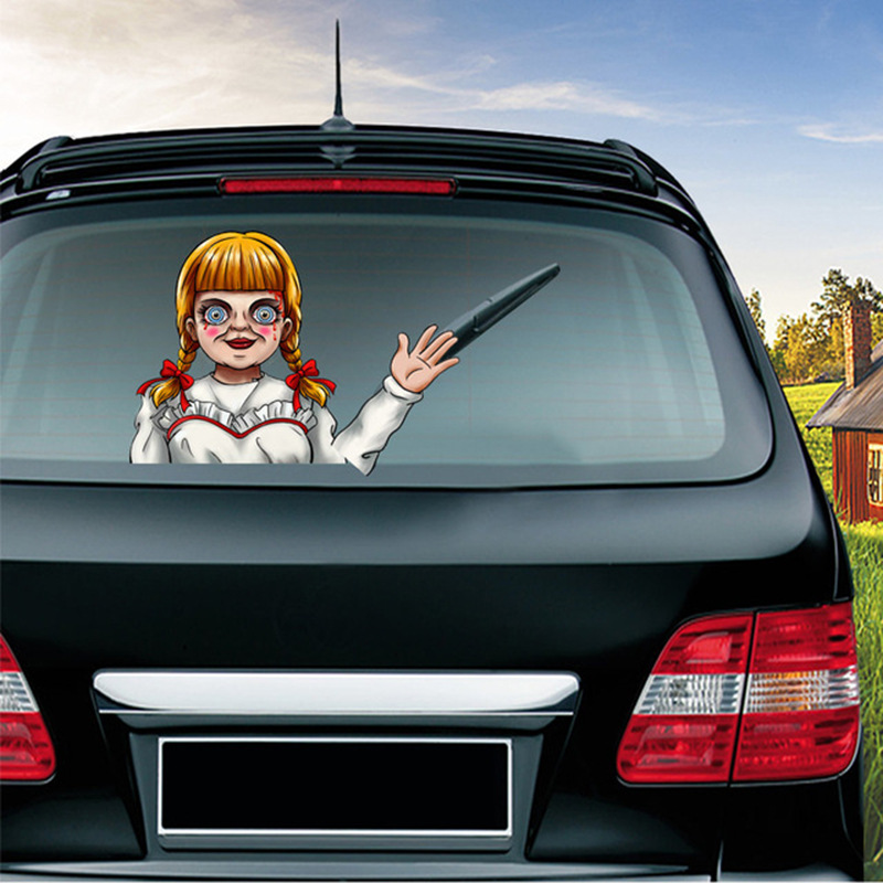 Annabelle Car Wiper Sticker
