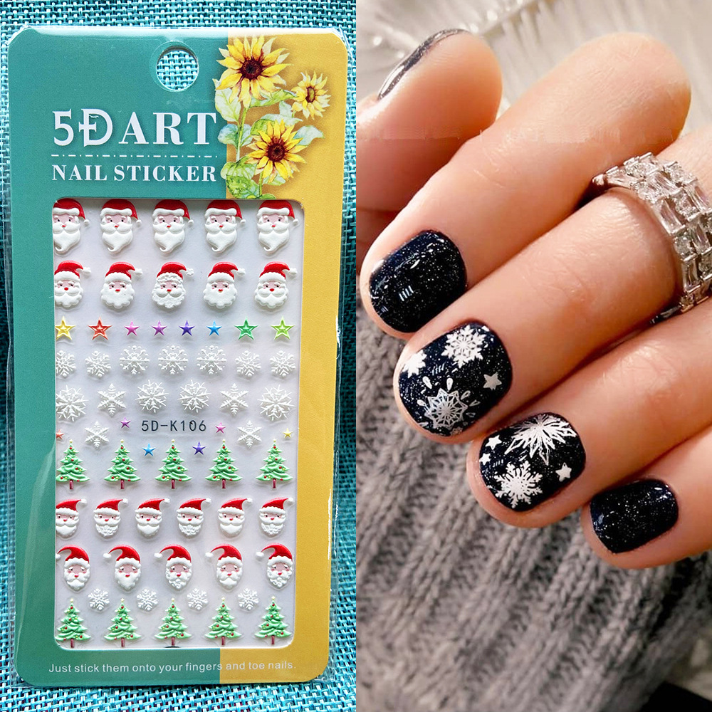 💖Buy 3 Get 1 Free🔥Christmas 5D Nail Art Stickers