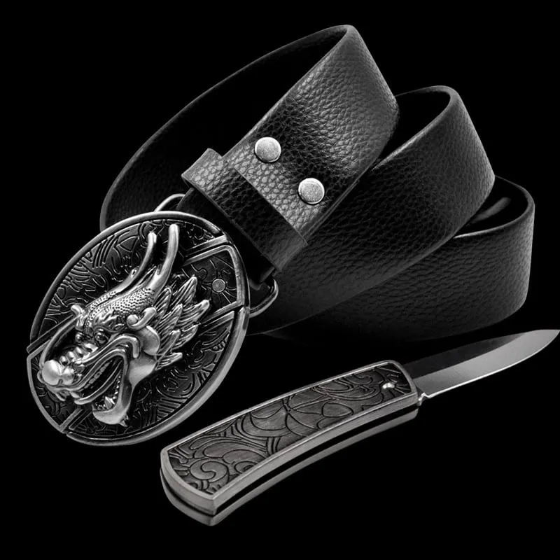 🔥Buy 2 Save $10 🔥Fashion Self-defense Leather Belt