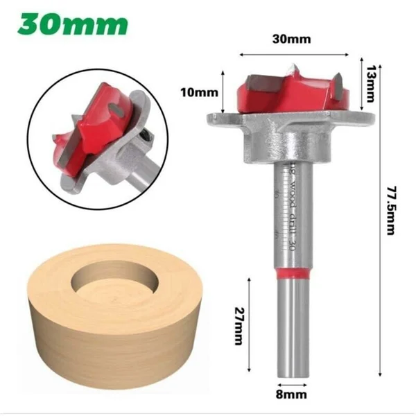 Positioning Woodworking Drill Bit