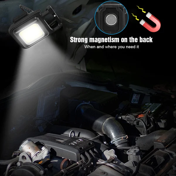 (🎁Hot Sale- SAVE 50% OFF)Cob Keychain Work Light