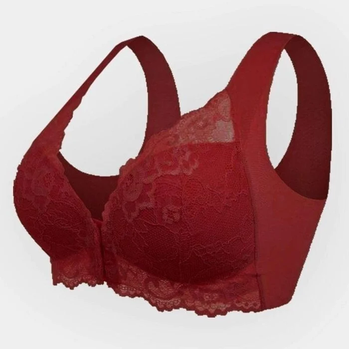 Women Front Closure 5D Beauty Back Sports Comfy Bra